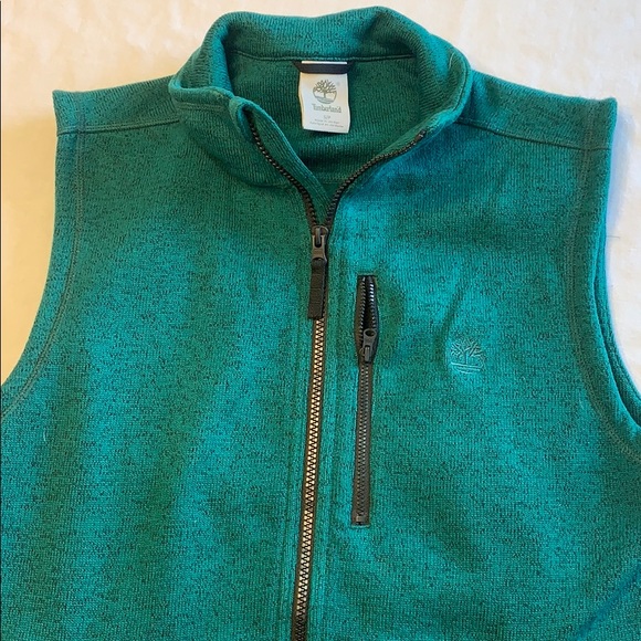 Timberland Other - TIMBERLAND Zip Up Sweater Fleece Lined Vest S